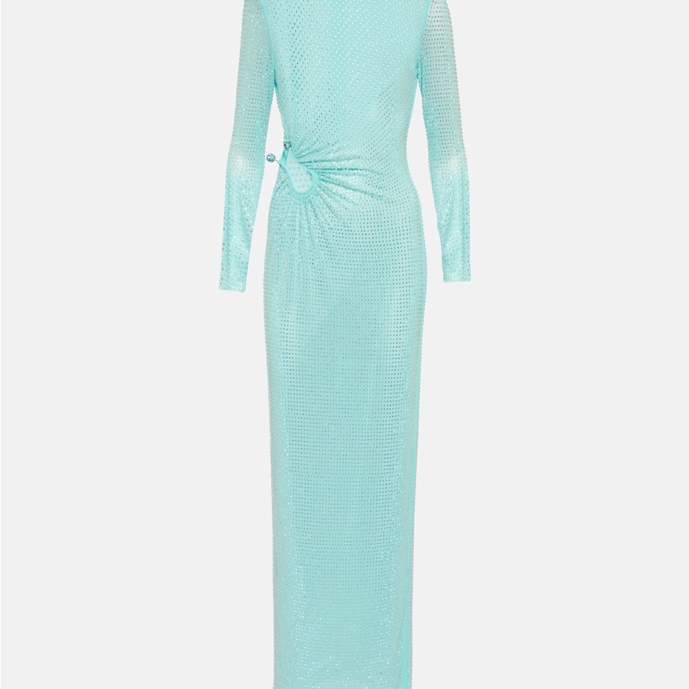 Elegant Blue Evening Gown - Picture 3 of 3